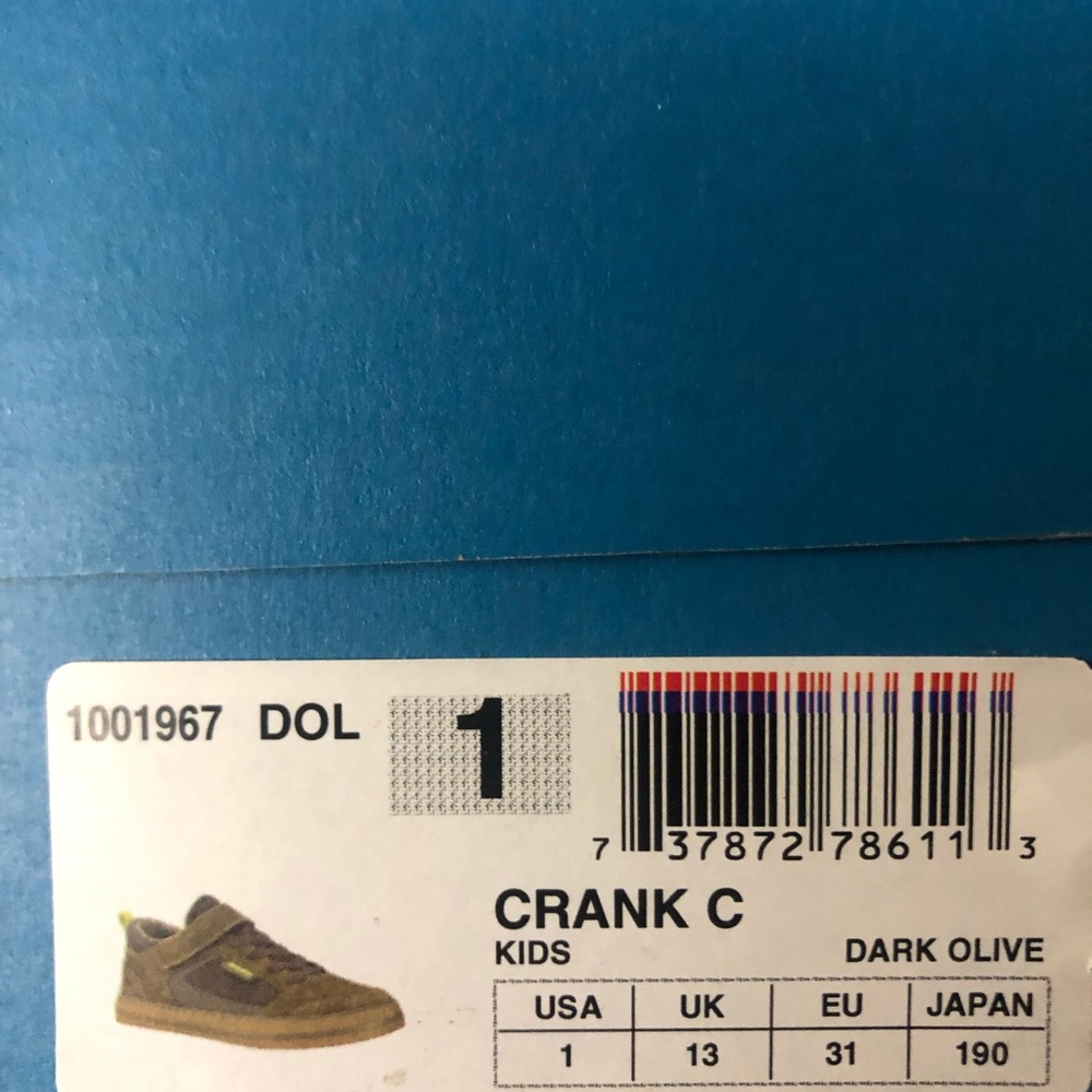 NWT NIB Kids’ Teva Crank C Suede Sneaker - Picture 7 of 7